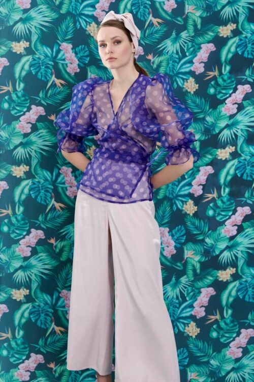 Chicard Organza Wrap Shirt