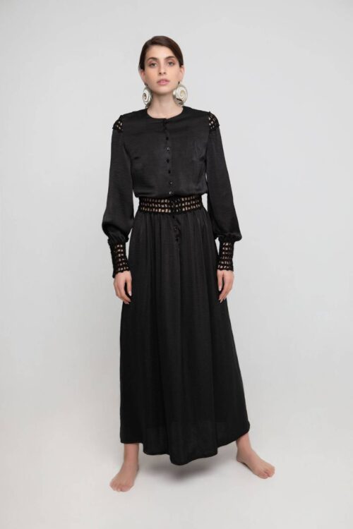 See The Sea Maxi Detailed Dress