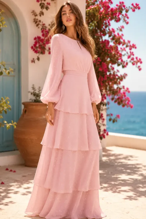 Swing Ruffled Maxi Dress