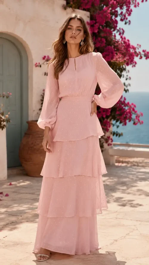 Swing Ruffled Maxi Dress