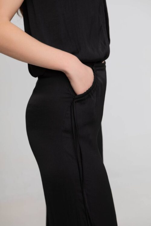 See The Sea Cropped Silk Trousers