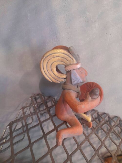Authentic Mexican Mayan Sitting Figurine