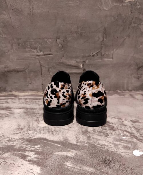 Eros & Psyche Leopard Loafers