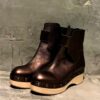 clogs_boots_handmade_made_in_Greece_Bronze_leather_Eros&Psichy