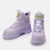 Buffalo boots-Ankle-Boots- Ankle-Boots-Vegan-Purple- breathable-Eco-Friendly-eco-fabric