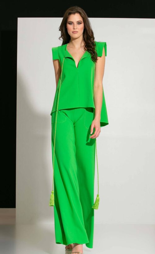 Glow_wide_leg_fashion_green_white_trousers_new_collection_summer_spring_wedding_office
