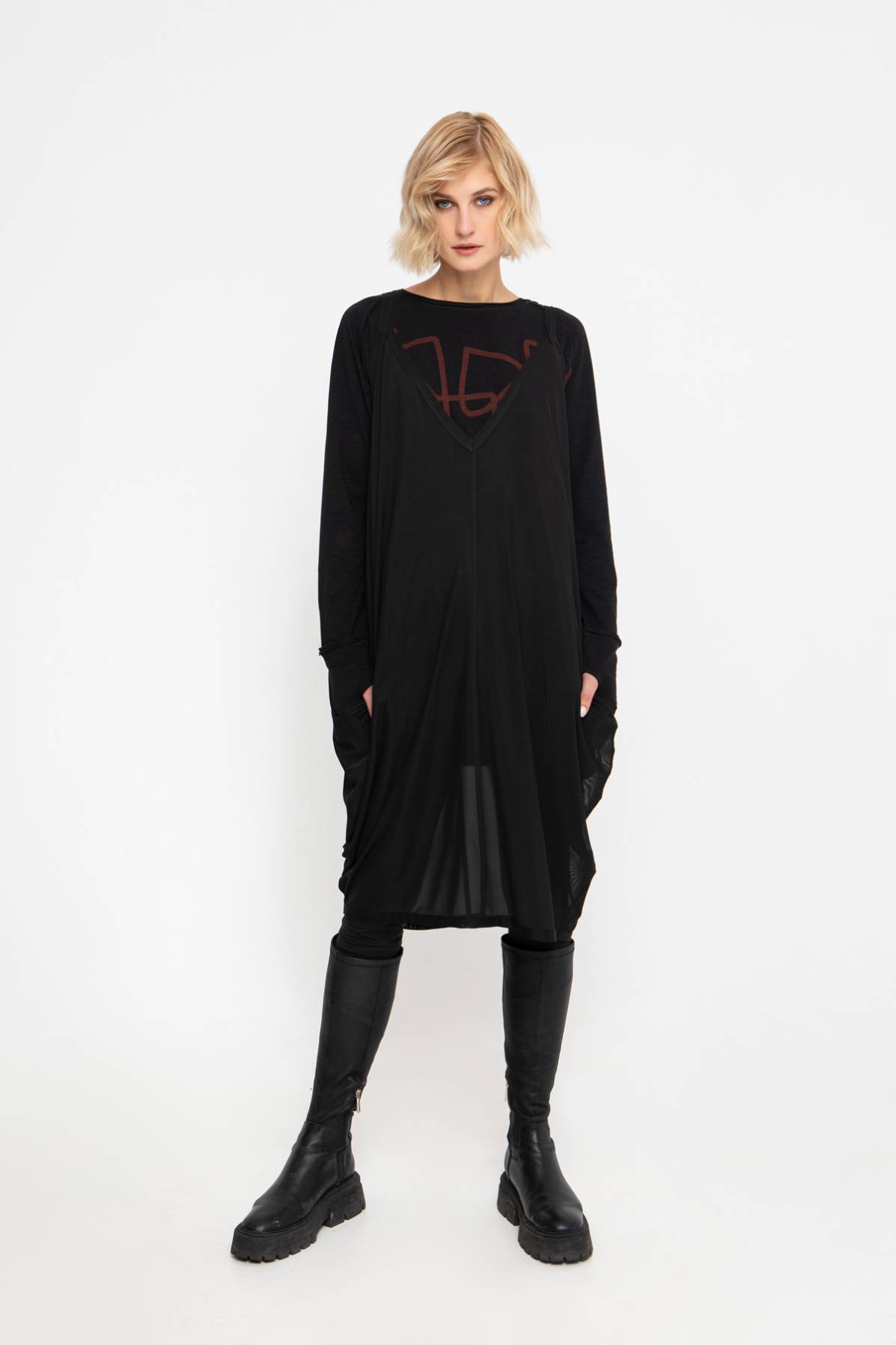 ozai_n_ku_midi_dress_new_collection_black
