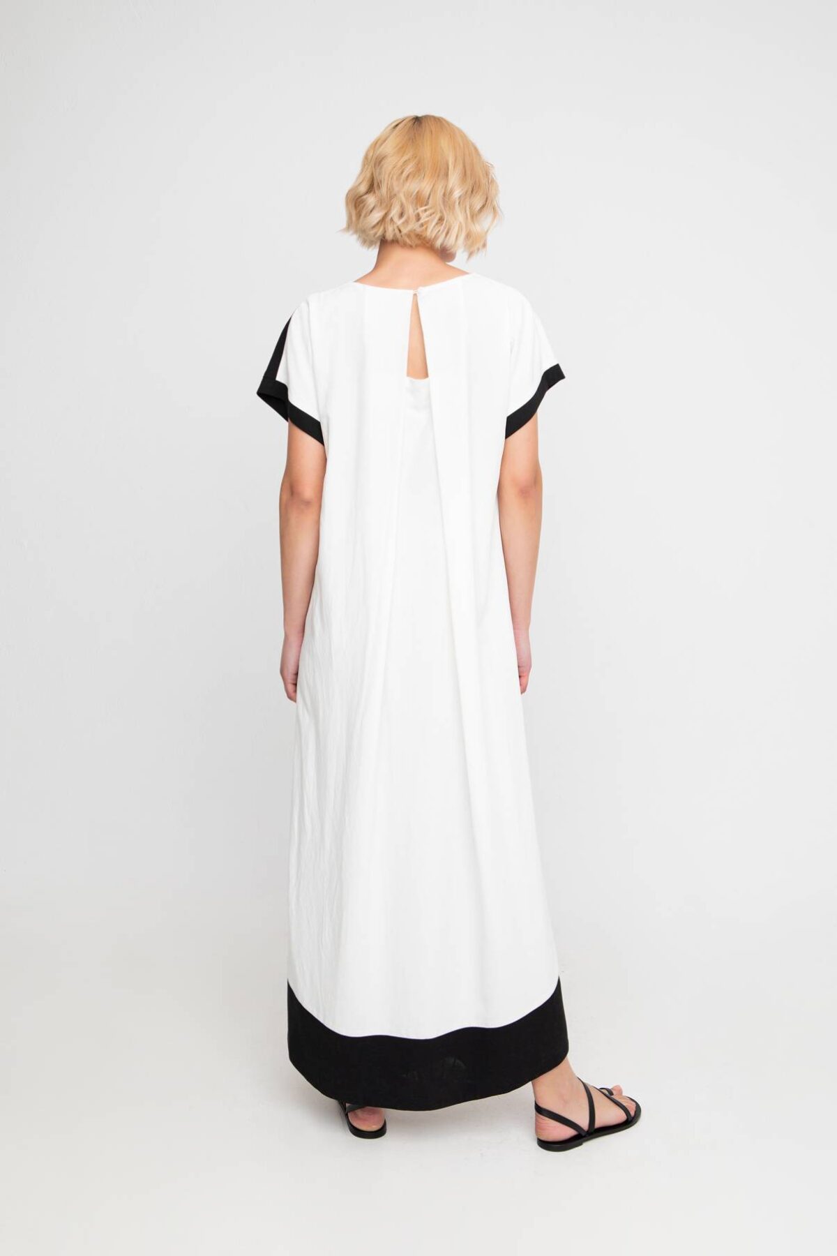 ozai_n-k_maxi-dress_black_white_v_neck_new_summer_spring_collection