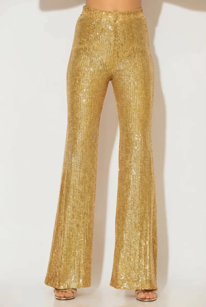 C-throu Sequin Pants