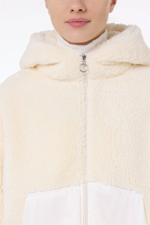 Ice Play Faux Fur Sweat Jacket