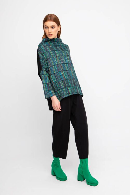 Ozai N Ku Multi Color Blouse
