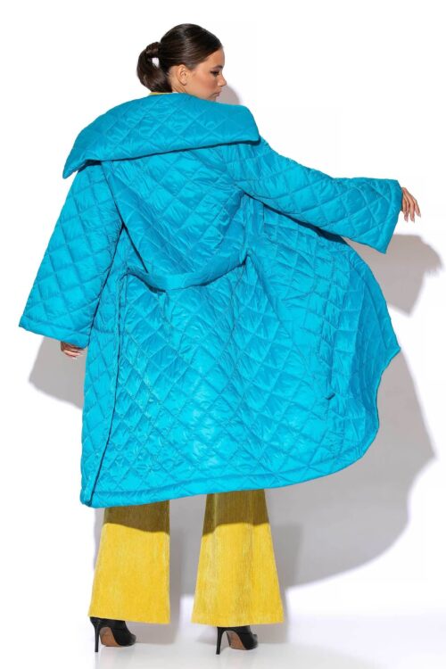Gold Glow Brooke Longline Puffer Coat