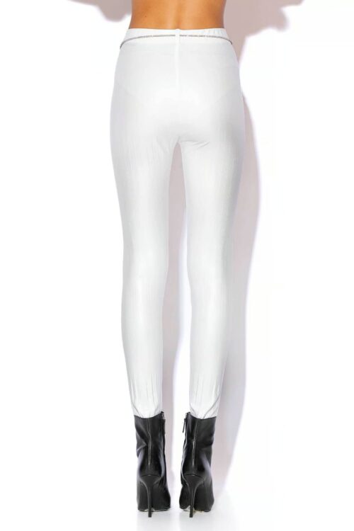 C-throu Leather Look Leggings