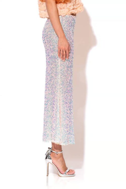 C-throu Iridescent Sequin Skirt