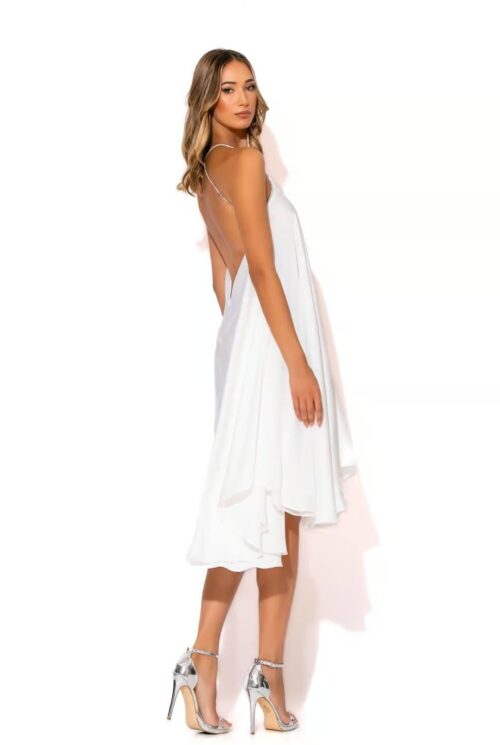 C-throu Fallon Satin Dress