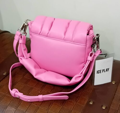 Ice Play Mini Pink Puffer Quilted Bag