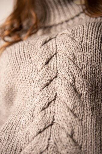 Antidote knitwear Knitted Sweater Turtleneck Braid