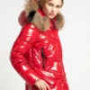 FEDERICA COSTA Waterproof Hooded Puffer Jacket with Fur and Collar