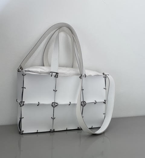 Nowhere Without Leather Shoulder Bag White