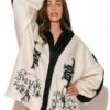 LSF Illustration Print Loose fit Cardigan