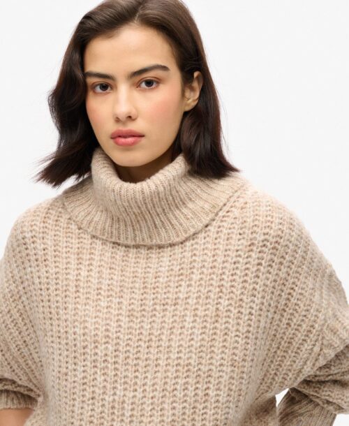 Superdry Brushed Rib Slouch Neck Jumper