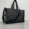 Nowhere Without Leather Shoulder Bag Black