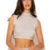 LSF Knitted Logo Embroidered Crop top