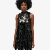 Superdry A-Line Fringe Sequin Dress