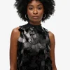 Superdry A-Line Fringe Sequin Dress