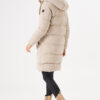 We Are Garcia Beige Long Puffer Jacket