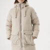 We Are Garcia Beige Long Puffer Jacket