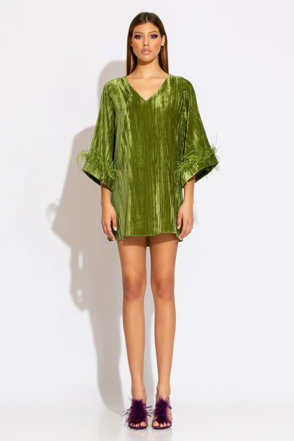 Glow Velvet Mini Dress