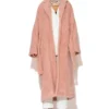 C-throu Long Teddy Bouclé Coat