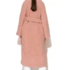 C-throu Long Teddy Bouclé Coat