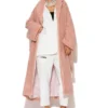 C-throu Long Teddy Bouclé Coat