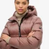 Superdry Hooded Luxe Sports Puffer Jacket