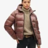 Superdry Hooded Luxe Sports Puffer Jacket