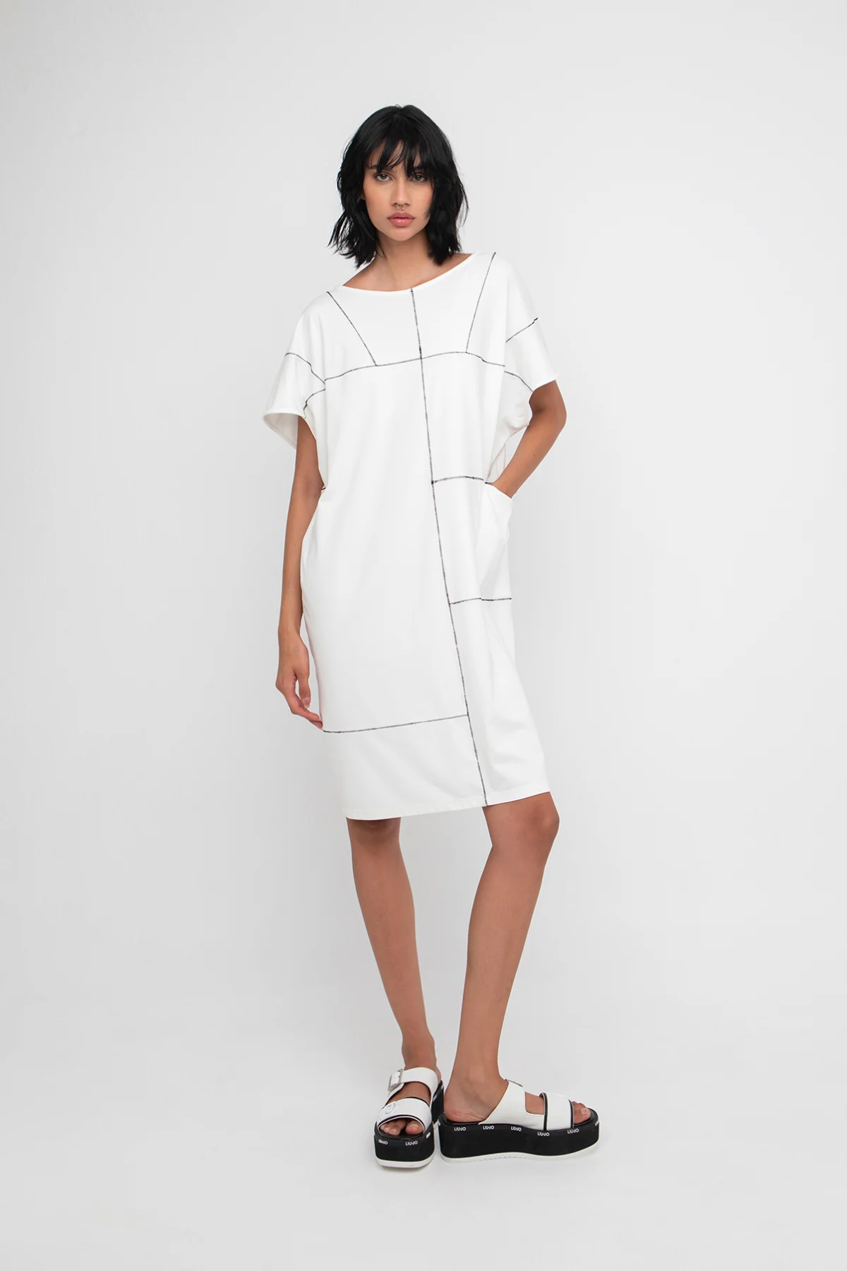 Ozai N Ku Oversize Midi Dress