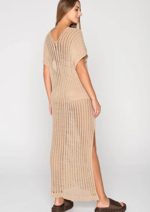 Antidote Knitwear Dress Kaftan Knitted Net