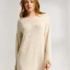Antidote Knitwear Dress Mini Natural Cotton