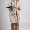 Gold Glow Amfitriti Long Coat