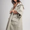 Gold Glow Amfitriti Long Coat