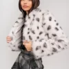 C-throu Cropped Fur Jacket