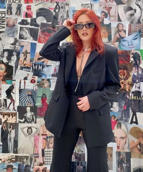 Queen Of Harns Open Blazer