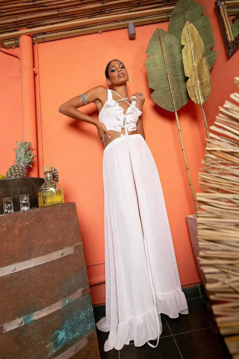 C-throu Maxi Dress Akrotiri