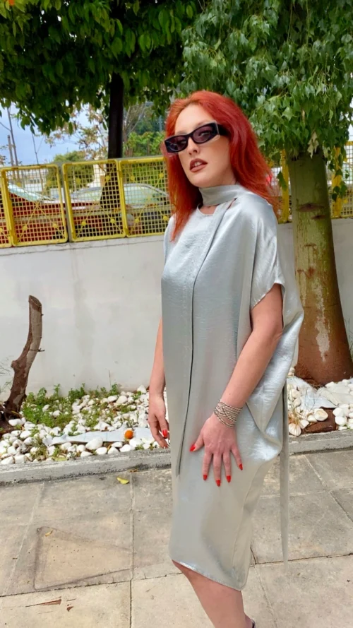 Cruel Satin Midi Dress