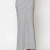 C-throu Long Striped Mermaid Skirt