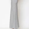 C-throu Long Striped Mermaid Skirt