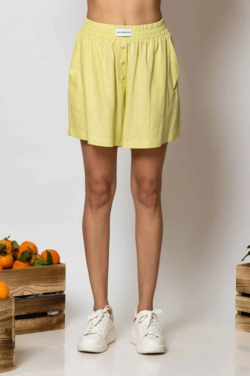 Less Sonder Feeling Linen Shorts
