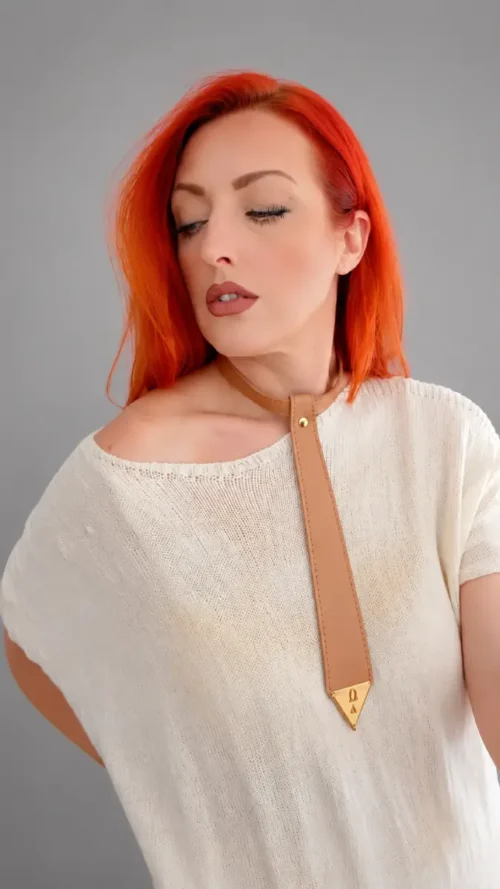 Queen Of Harns Leather Tie